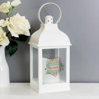 Personalised Floral White Lantern Extra Image 2 Preview